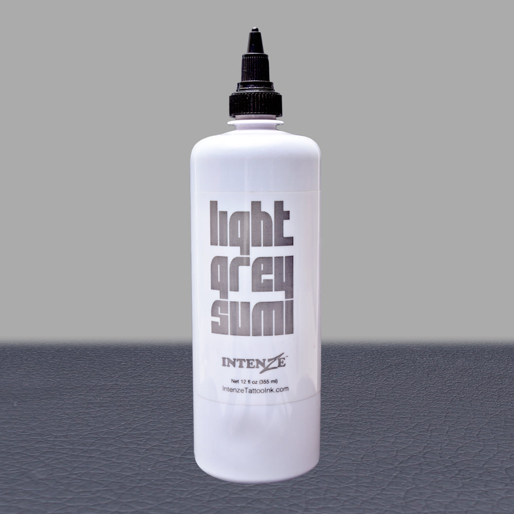 Intenze Professional Tattoo Ink Sumi Light Grey 12oz