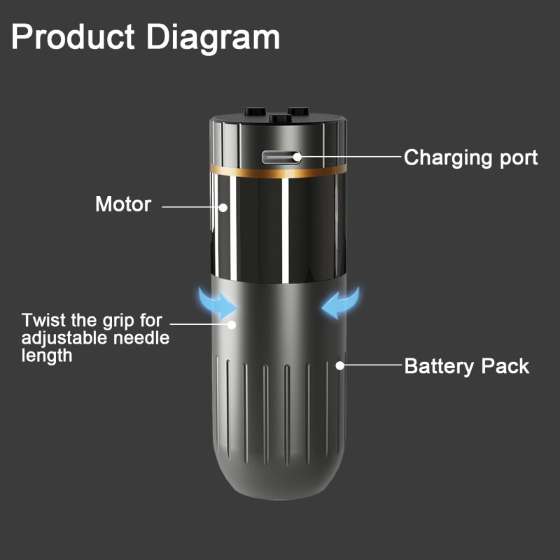 Deutschland Nano Wireless Battery Pen Tattoo Machine