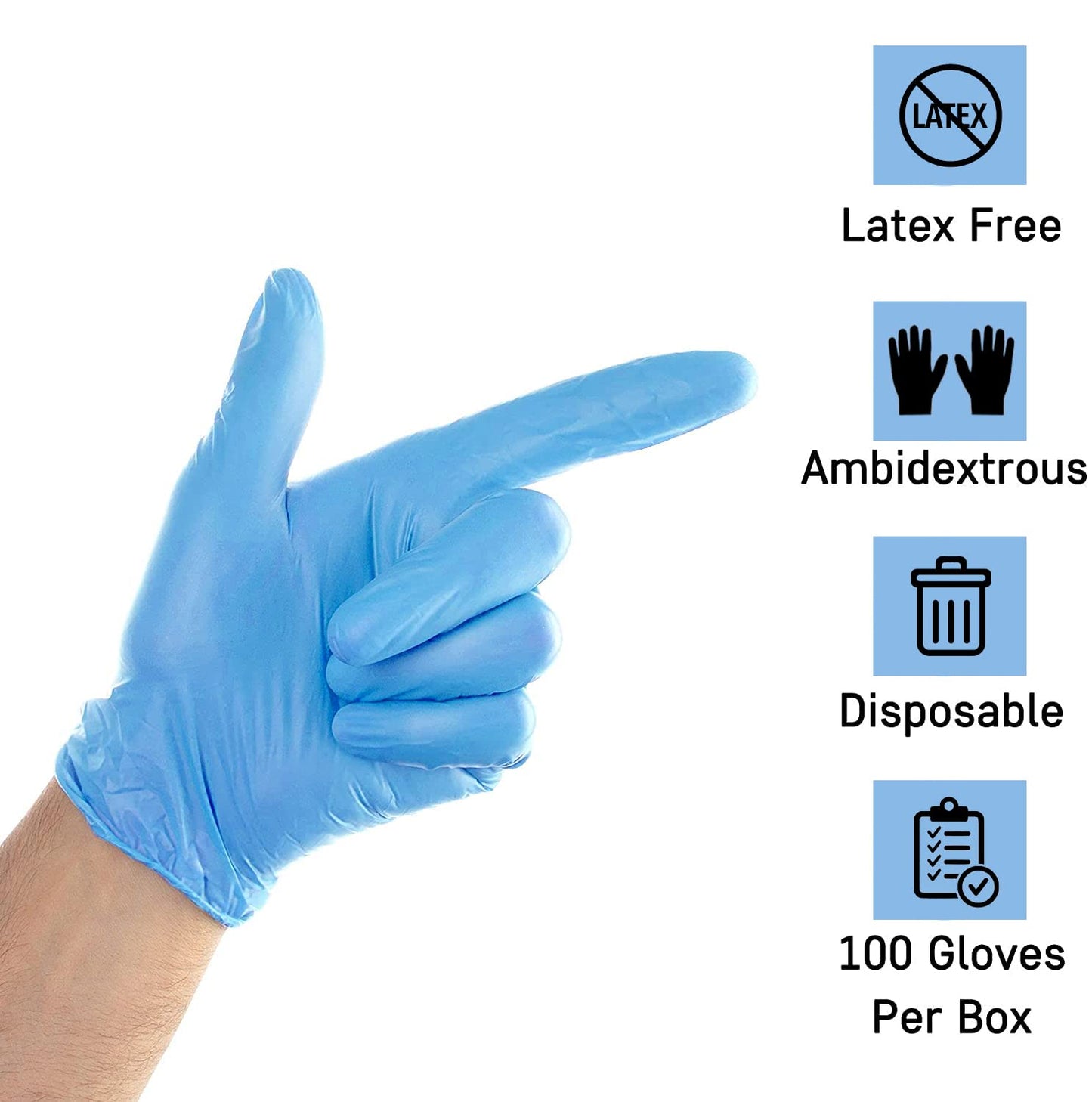Latex Free Blue Glove