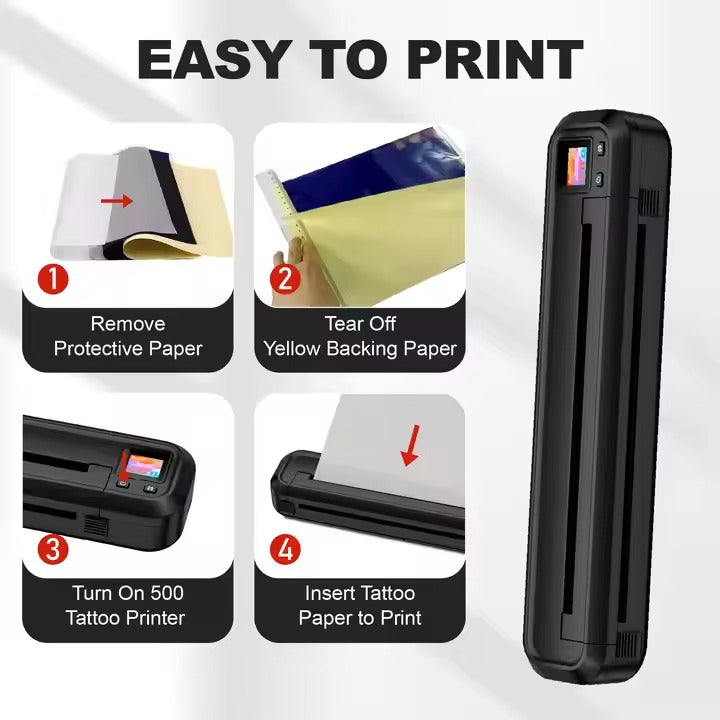 Stencil Wireless Tattoo Printer MHT-500