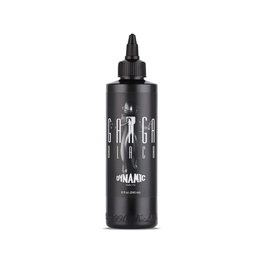Dynamic Ganga Black Tattoo Ink - 8 oz. Bottle