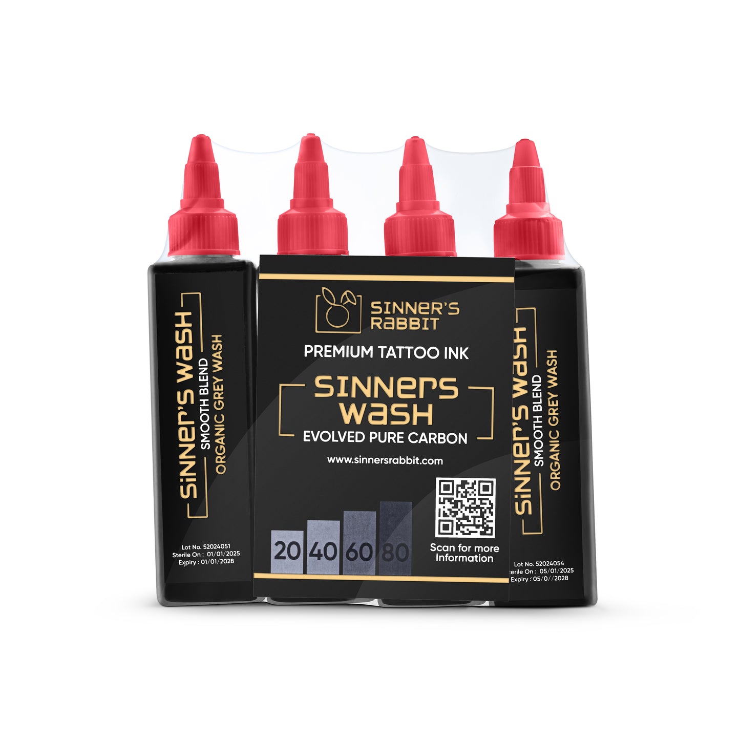 Sinners Wash Evolved Greywash And Shading Ink Set of 4 shades