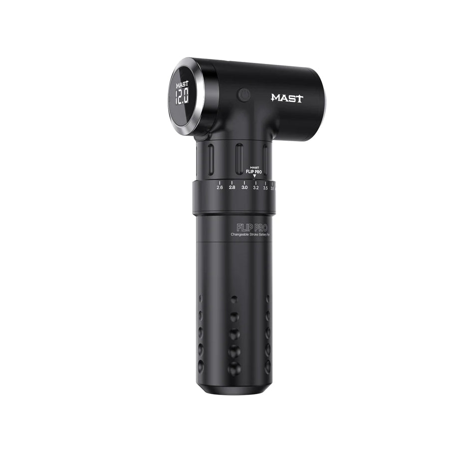 Mast Flip Pro Wireless Tattoo Pen Machine with Changeable 2.6-4.0mm Strokes