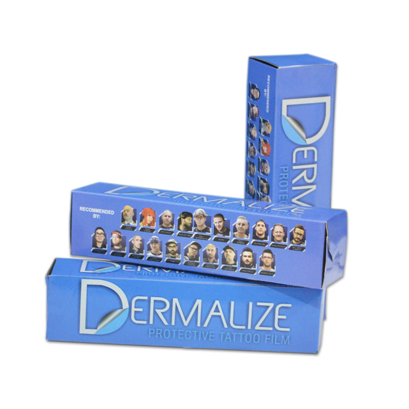 Small Roll ( 1mt X 15cm ) Medium Roll ( 4mt X 15cm ) Dermalize Pro Protective Tattoo Film