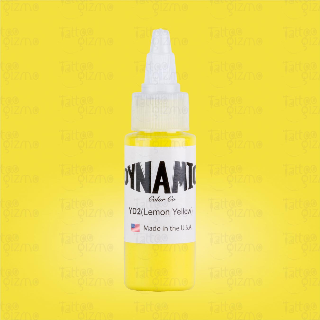 Lemon yellow tattoo ink