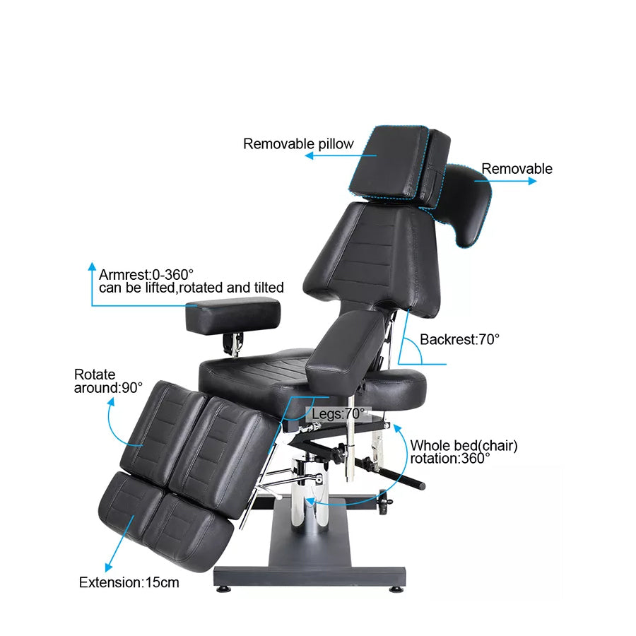 Superior Tattoo Chair Bed (Rs.4000 Shipping Included)