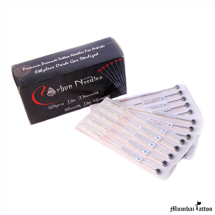 Carbon Tattoo Regular Long Needles Box of 50 Pcs ( Round Shader (RS))