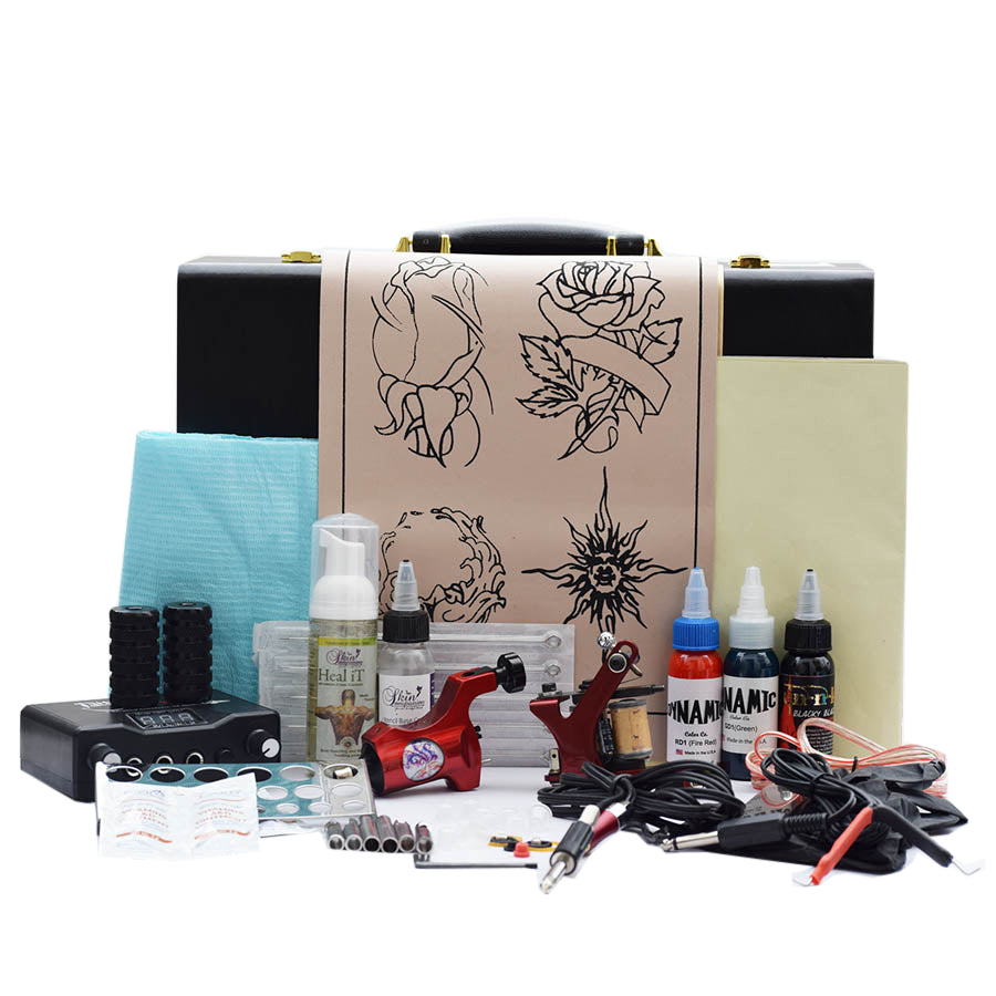 TG- 1 Eco Coil and 1 Nova Rotary Machine Kit, 3 Colors, 20 Needles