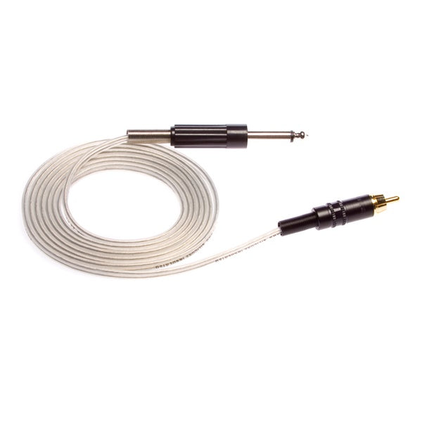 white colour RCA Cord - 8 ft. Long