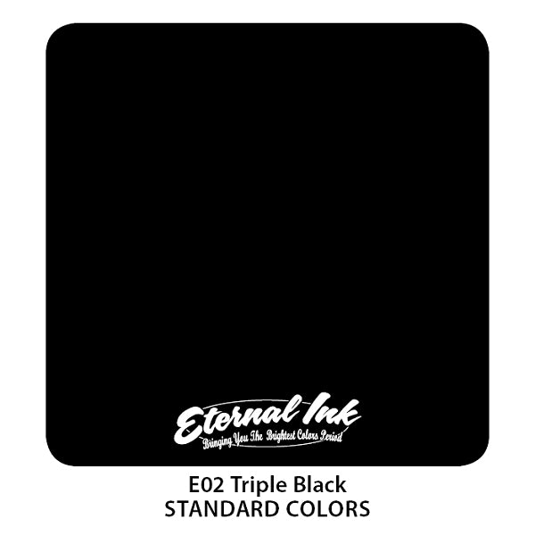 Eternal Triple Black Tattoo Ink 1oz