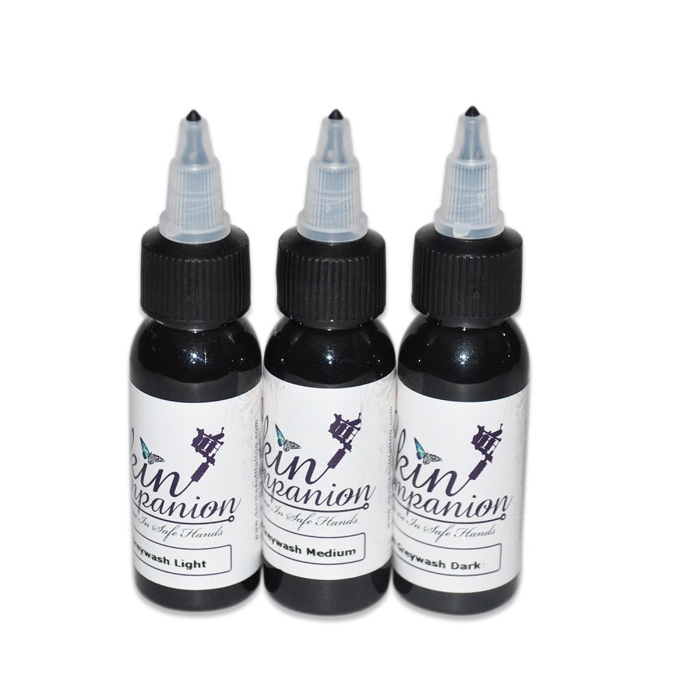Skin Companion Graywash Tattoo Ink Set 3