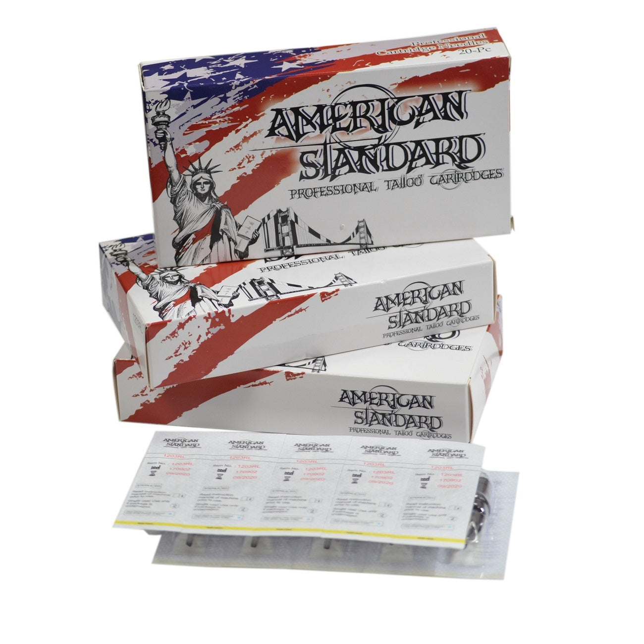 American Standard Tattoo Cartridge Needles - Round Magnum