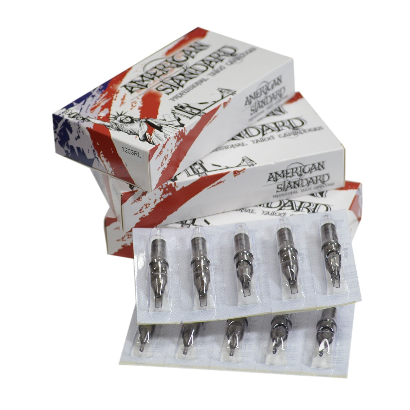 American Standard Tattoo Cartridge Needles - Round Magnum