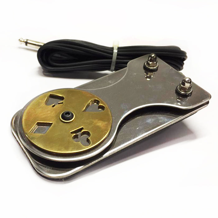 Tattoo Gizmo Foot Switch Casino Steel Heavy Rectangle