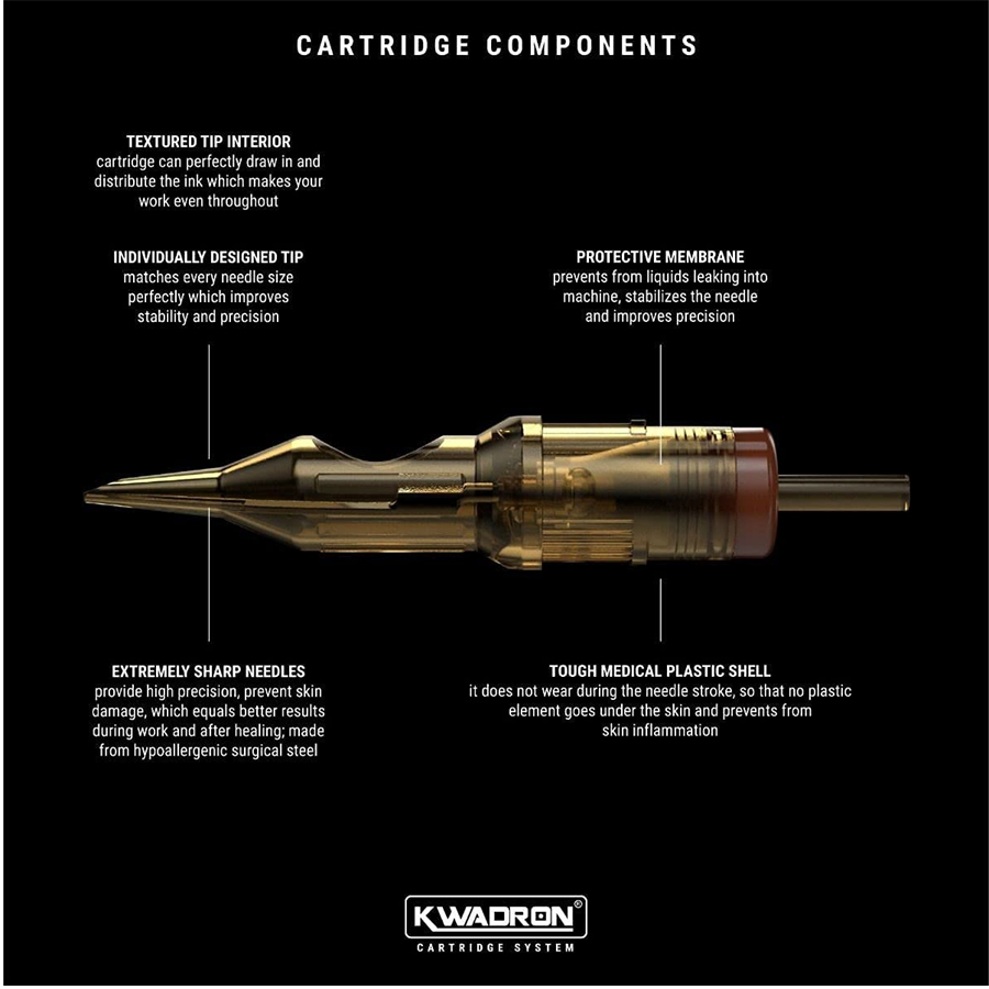 Kwadron Tattoo Cartridge Needles - Soft Edge Magnum