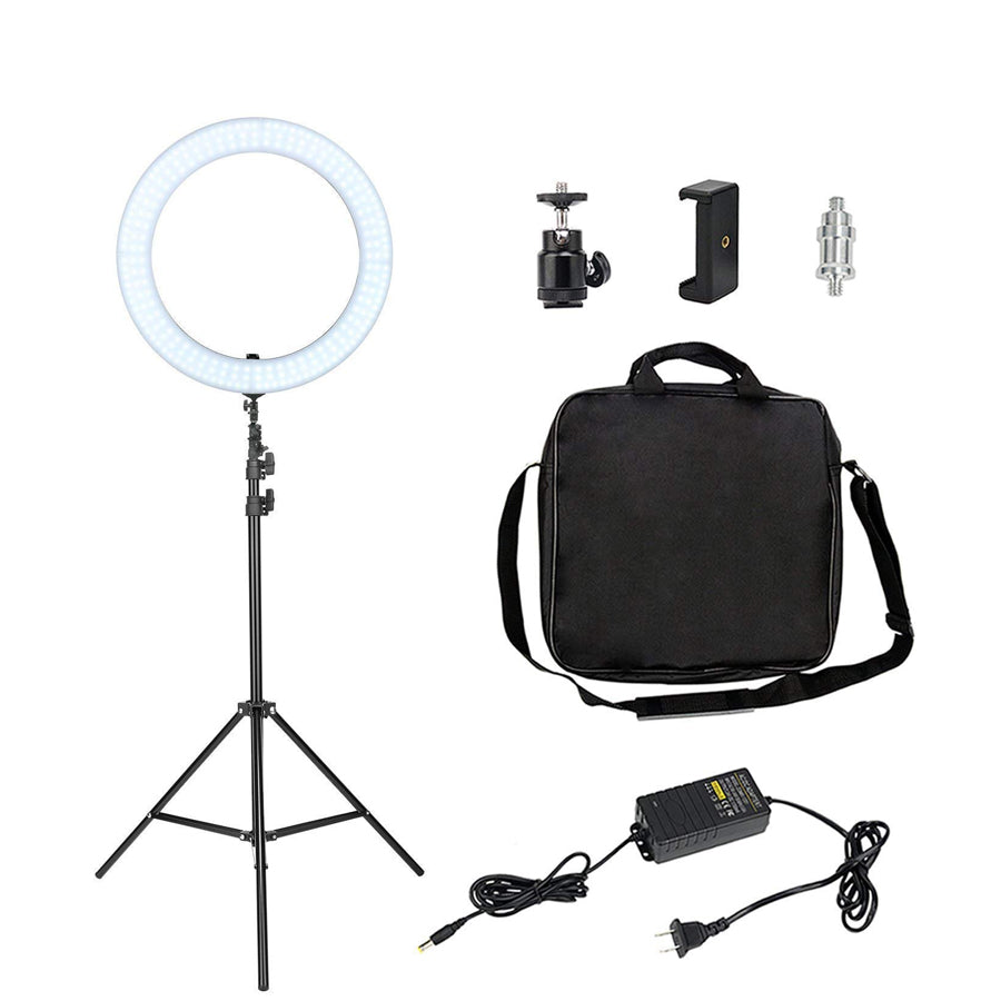 LED Ring Light with Tripod Floor Stand - 12 inch