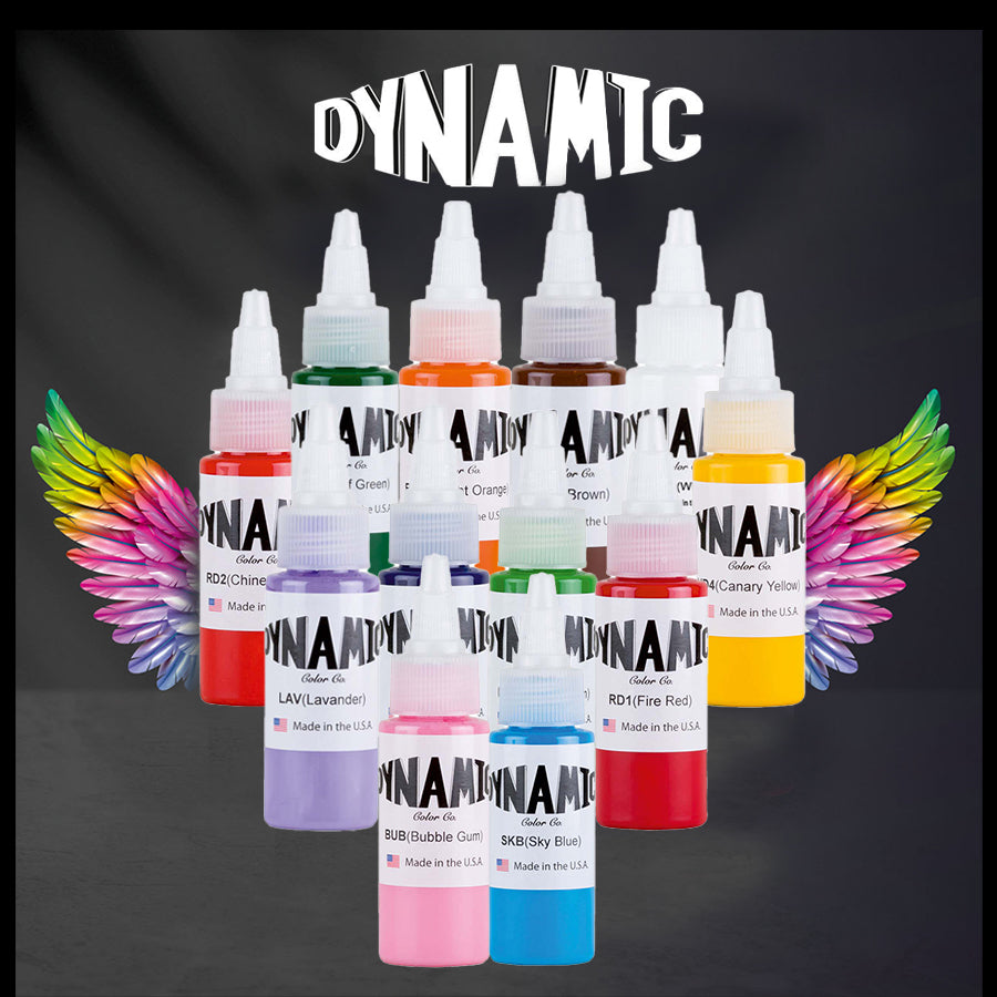 Dynamic Colors Set 12 Bottles 1oz