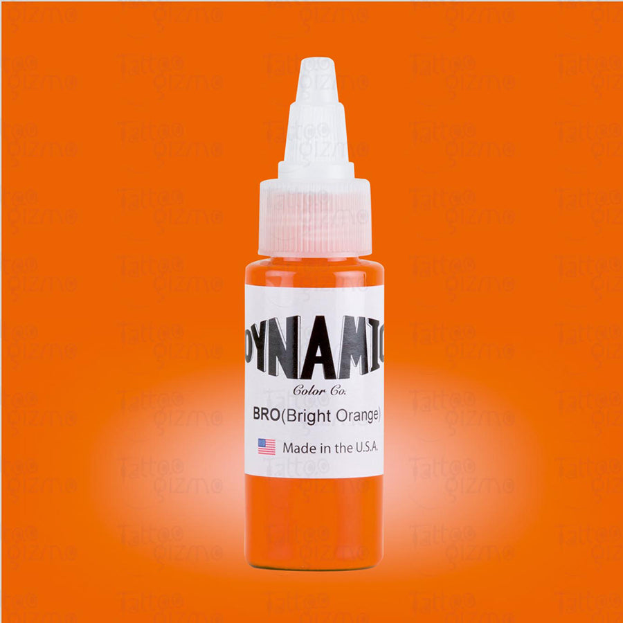 Bright Orange tattoo color