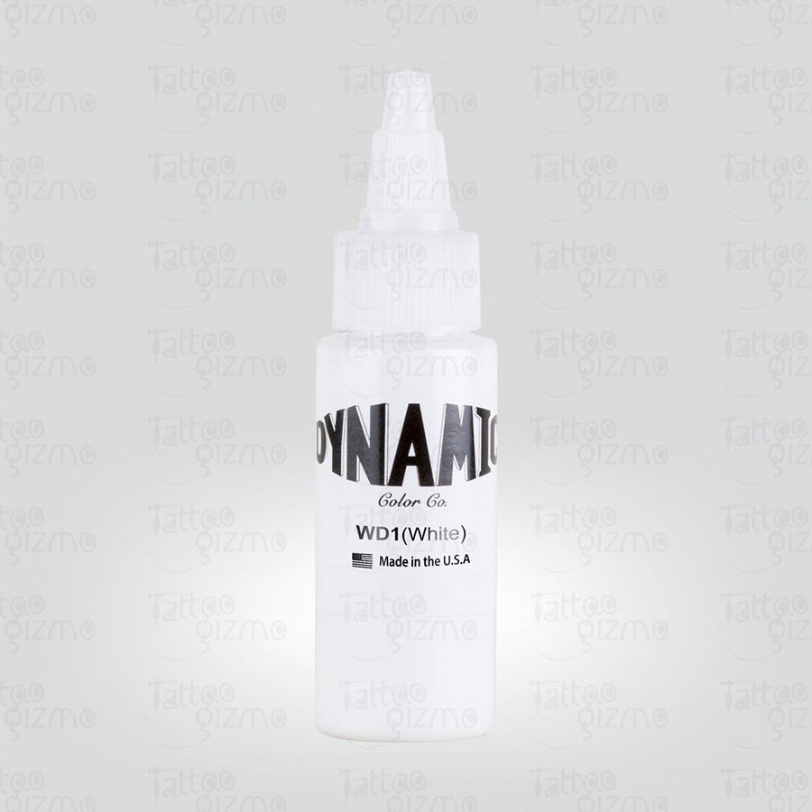 Dynamic White Tattoo Color