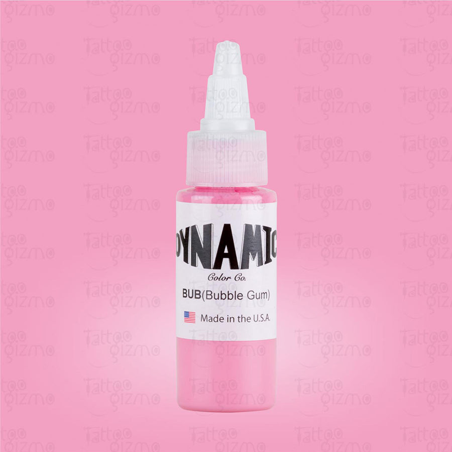 Bubble gum tattoo color