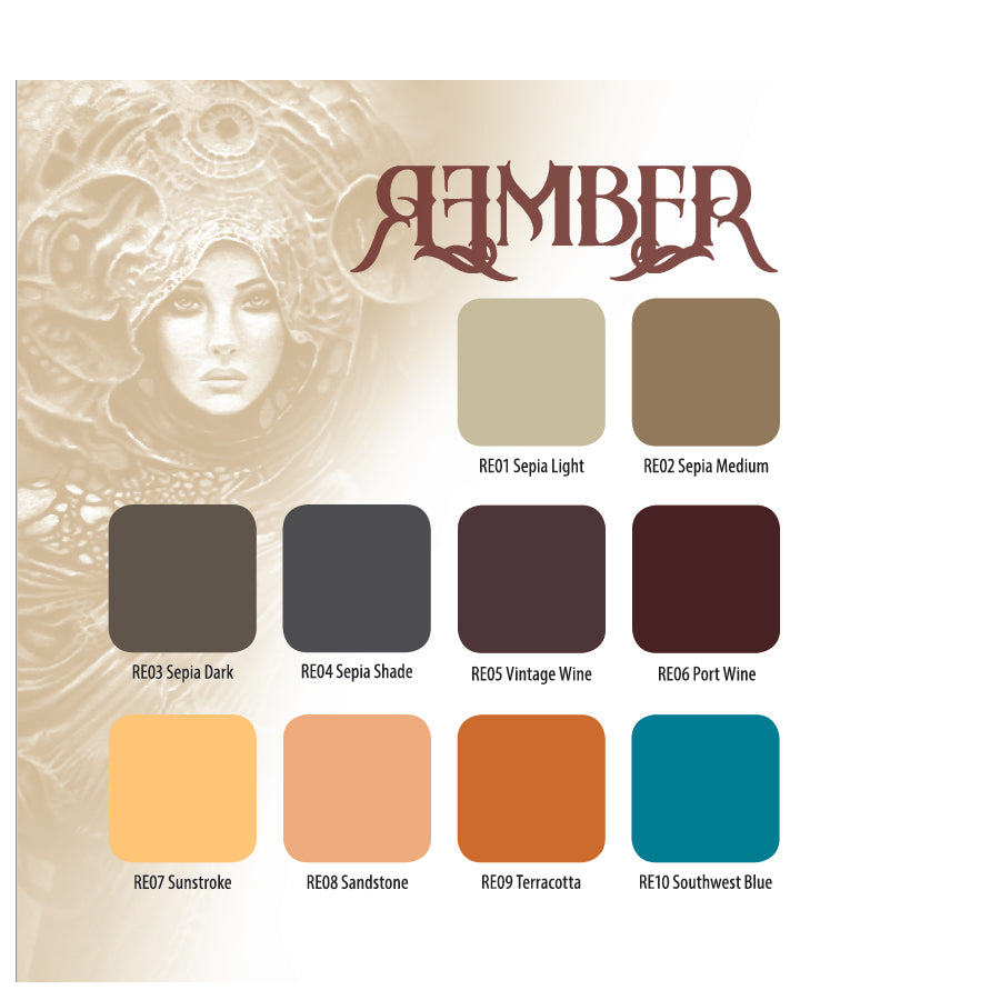 Eternal Rember Signature Series Ink Set 10 Bottles 1oz Each