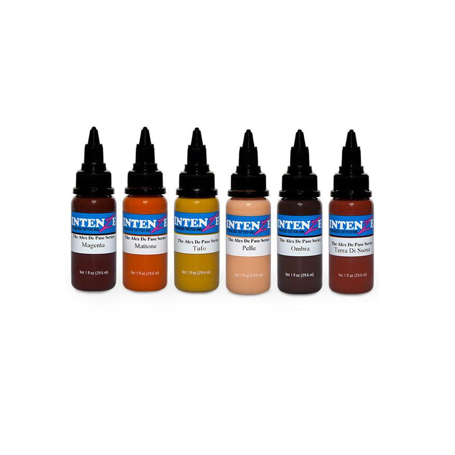 Intenze Alex De Pase Advanced Fleshtone Series Colors Set 6 Bottles 1oz Each