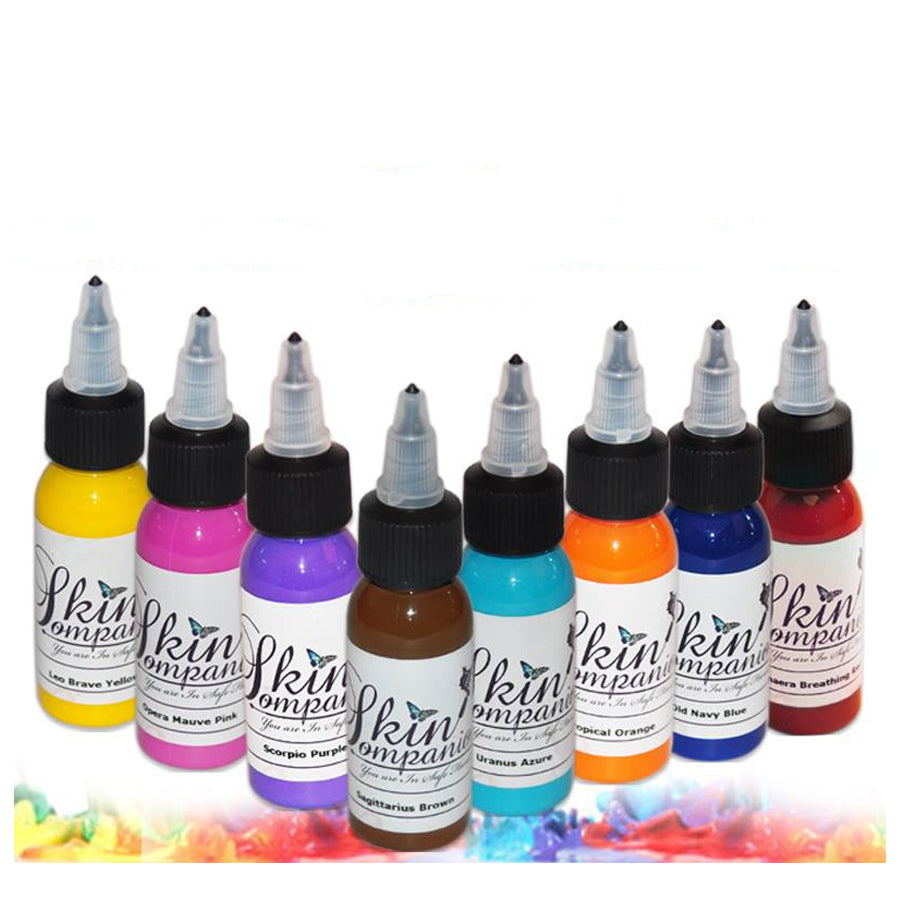Skin Companion Tattoo Colors - Individual Bottles - 0.5 oz