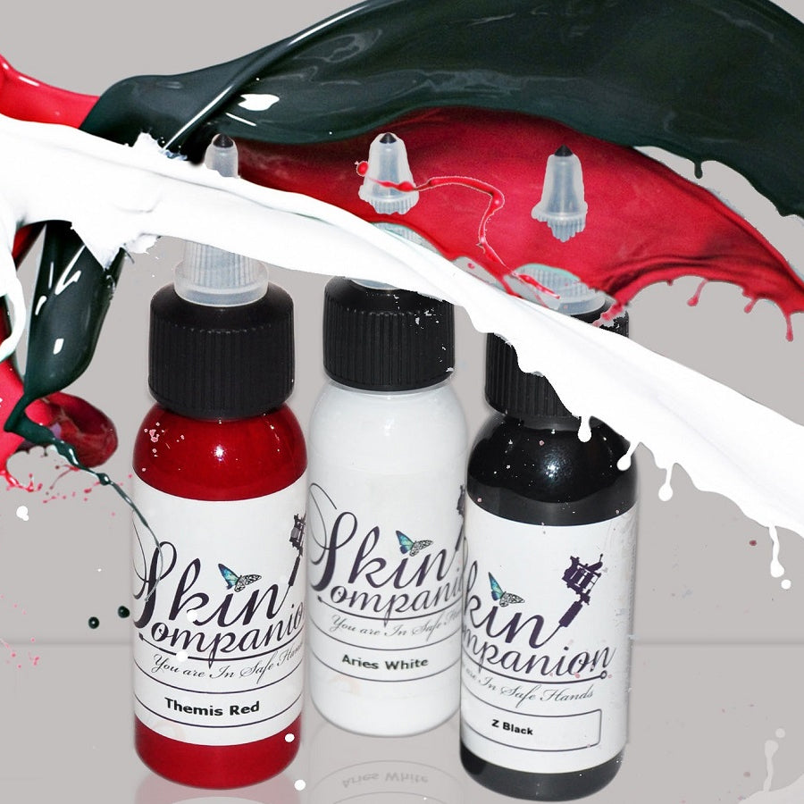 Skin Companion Tattoo Colors - Individual Bottles - 0.5 oz