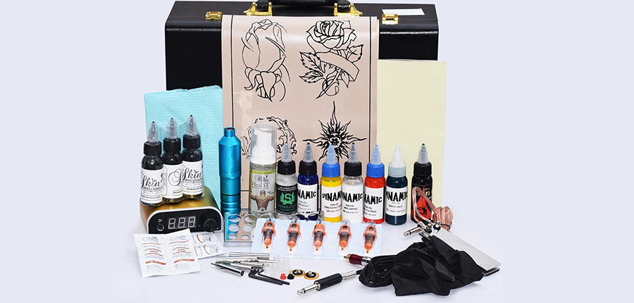 Tattoo Gizmo Complete Tattoo Kit with Stature Wireless Tattoo Pen Machine  Power Supply Tattoo Cartridges and Colors : Amazon.in: Beauty