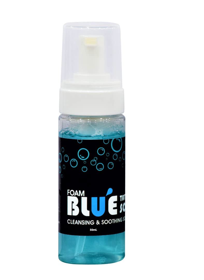 Tattoo Blue Soap Foam Tattoo Cleansing & Soothing Solution