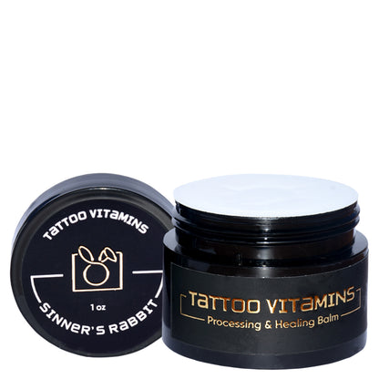 Sinner's Rabbit Tattoo Vitamins  - Processing and Healing Balm