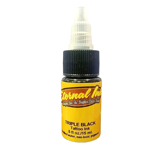 Eternal Ink Tattoo Ink Triple Black (0.5oz)