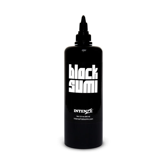 Intenze Professional Tattoo Ink Black Sumi 12oz