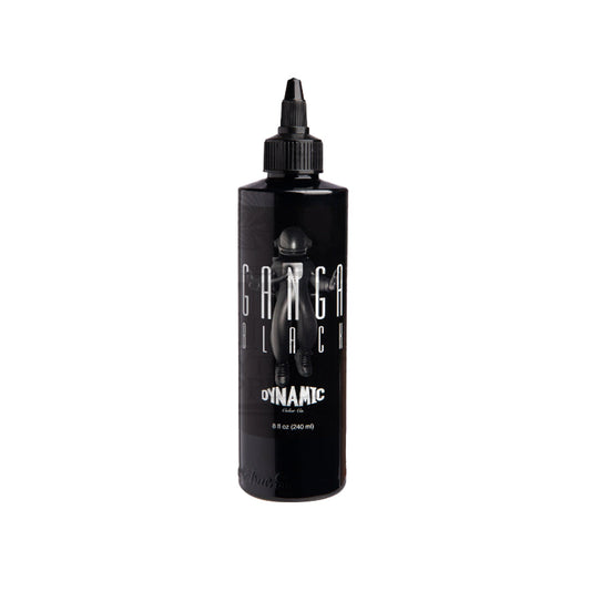 Dynamic Ganga Black Tattoo Ink - 8 oz. Bottle