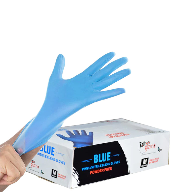 TG Nitrile Vinyl Blend Gloves 100 Pcs Per Box – Tattoo Machine India