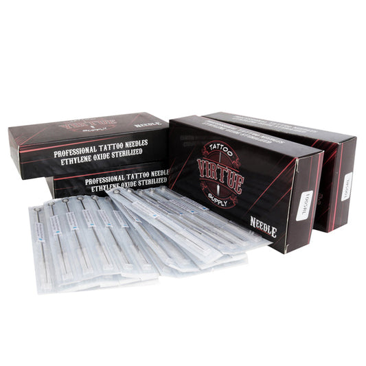 Virtue Tattoo Long Needles Pack of 50 Pcs - Round Liner