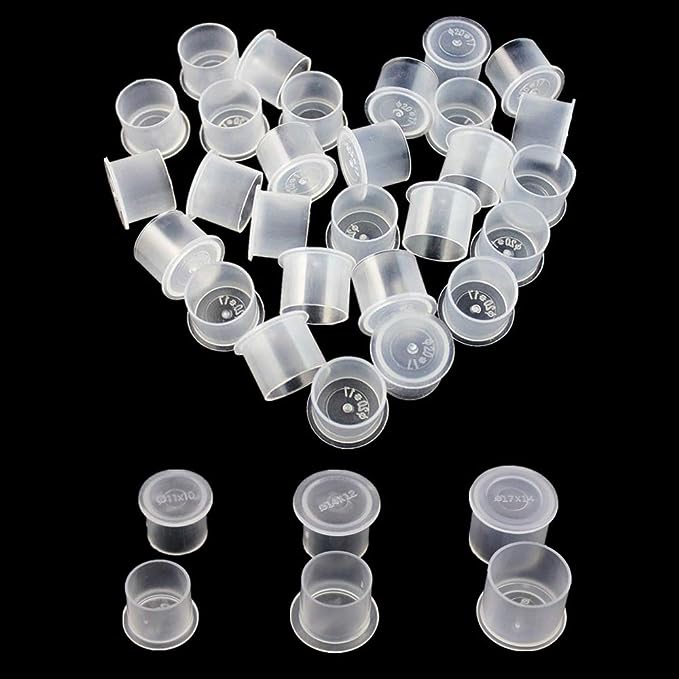 Disposable Tattoo Ink Cups With Stable Flat Base-1000pcs