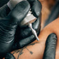 Tattoo Gizmo Nitrile Vinyl Blend Gloves - Black
