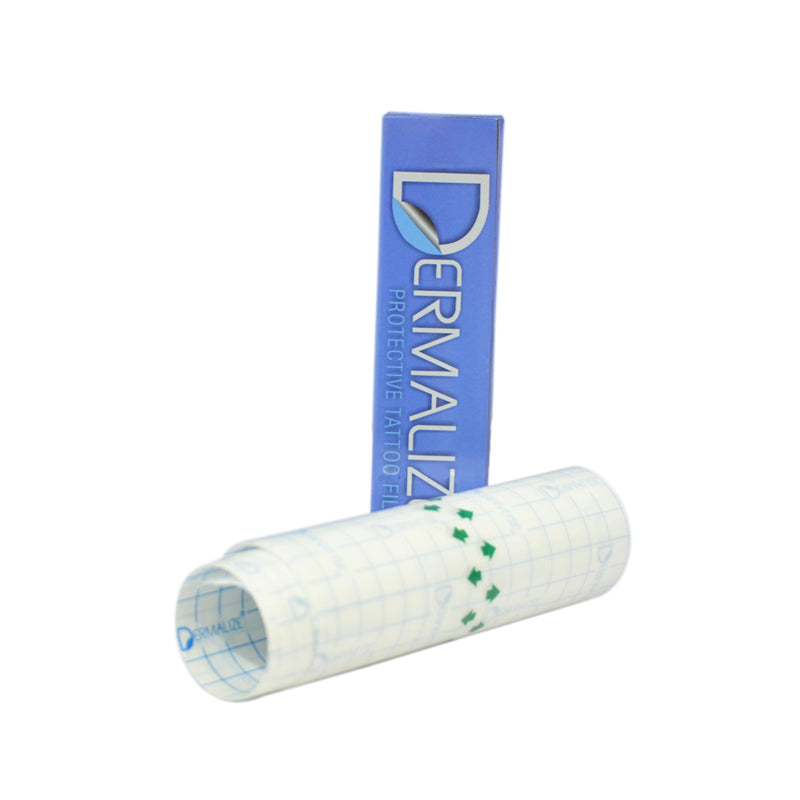 Dermalize Dermalize Pro Protective Tattoo Film – Tattoo Machine India