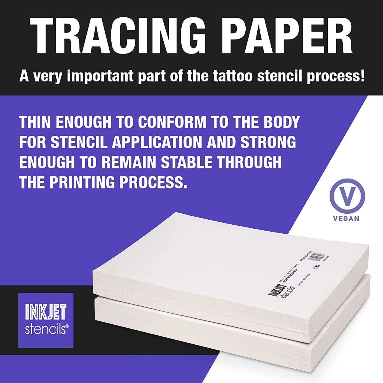 Inkjet Stencils Pacon Tattoo Tracing Paper Stenciling Parchment 8X11.5  1/2/3/4