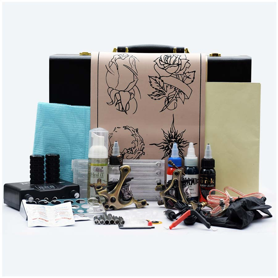 Tattoo gizmo Deutschland 2 Coil Machine Permanent Tattoo Kit Price in India   Buy Tattoo gizmo Deutschland 2 Coil Machine Permanent Tattoo Kit online  at Flipkartcom