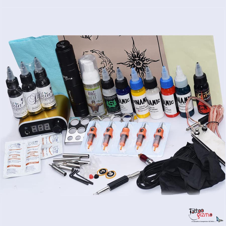 Professional Tattoo Kit at best price in Chandigarh by Sharda Impex | ID:  13843708130