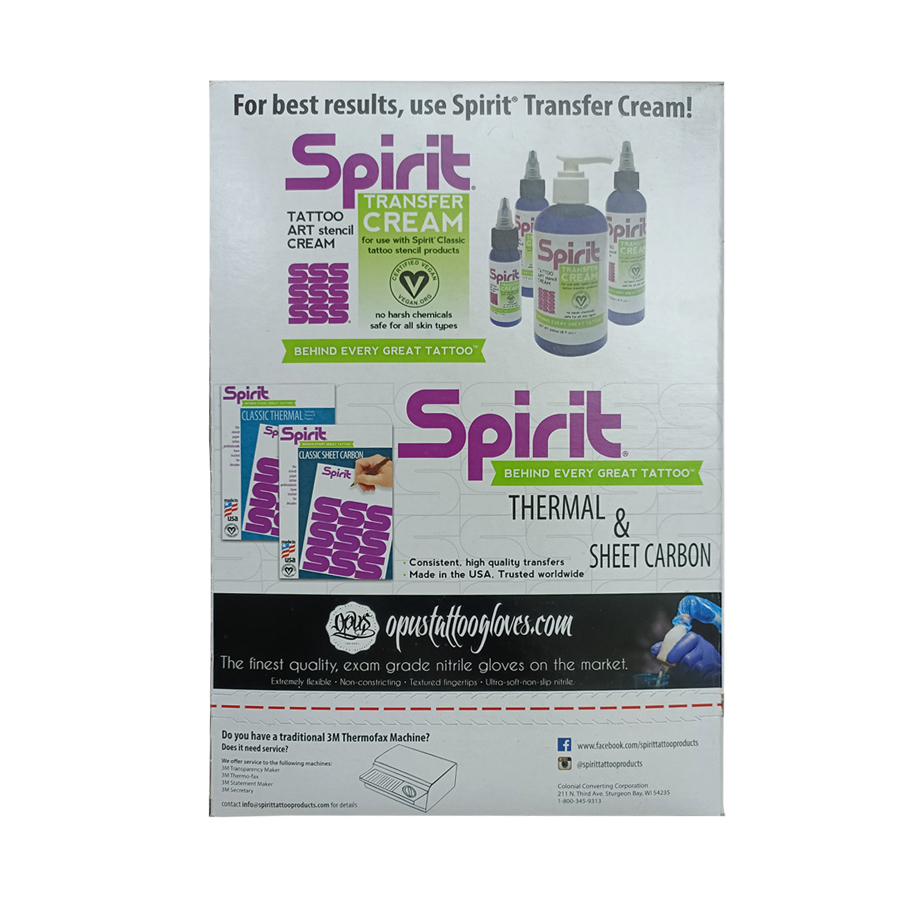 Hectograph Tattoo Stencil Paper - Spirit ( Made In USA ) – Tattoo ...