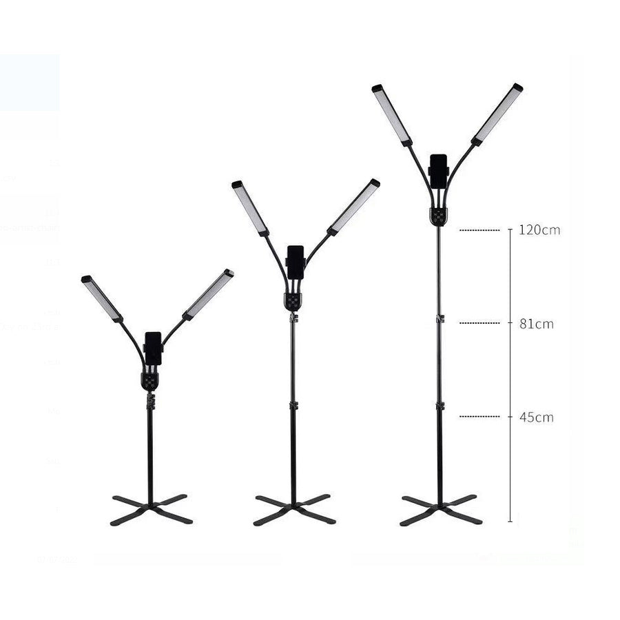 Led 2 Arm Floor Lamp For Tattoo Studio