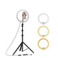 LED Ring Light with Tripod Floor Stand - 12 inch