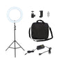 LED Ring Light with Tripod Floor Stand - 18 inch