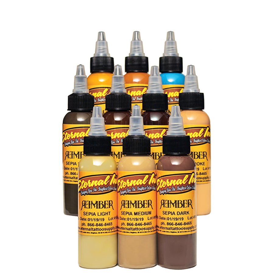 Intenze Color Lining Series Tattoo Ink Set 10 Pcs