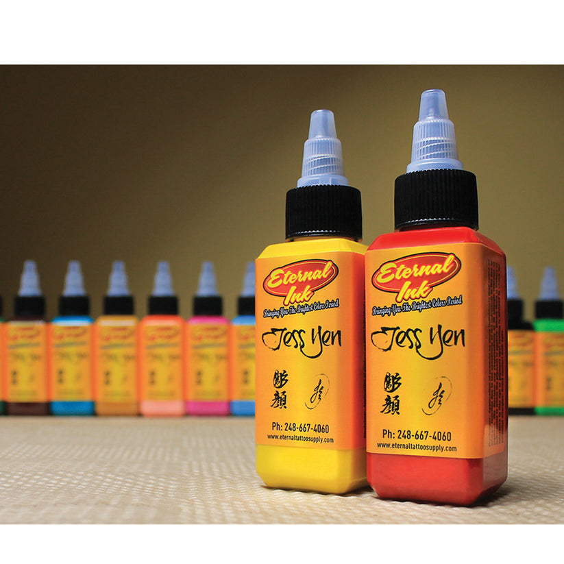 Eternal Jess Yen Series Color Set 23 Bottle 2oz Each – Tattoo Machine India